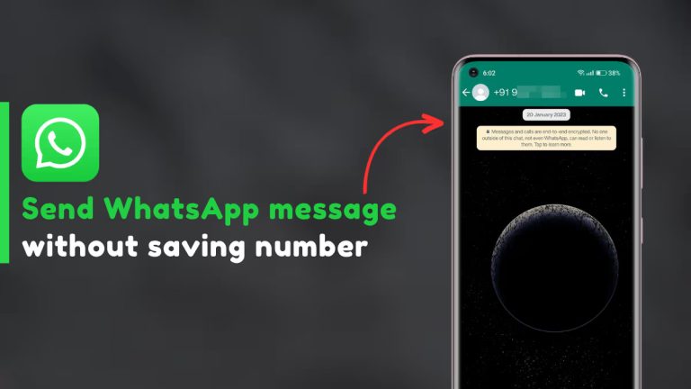 How to Send WhatsApp Message without saving number