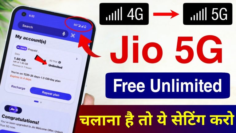 how to activate 5g in jio