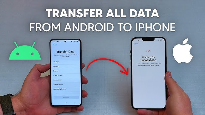 how to transfer data from android to iphone in 2025